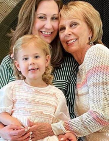 Connie Seacrest with her daughter and granddaughter 